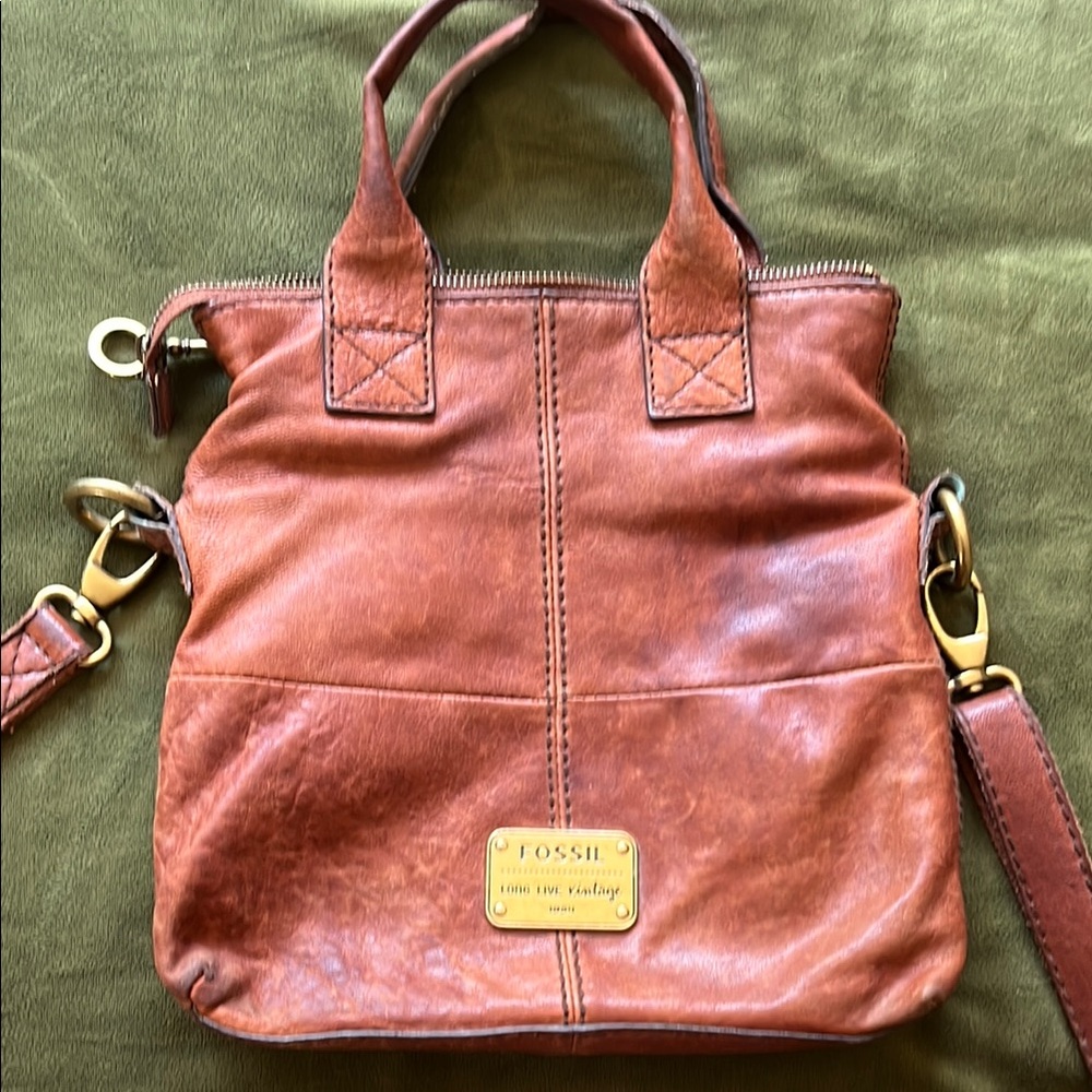 Fossil Brown Leather Women's Bag